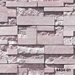 Decowall Decostone Taş Desenli Duvar Kağıdı 4404-01 - Açık Kahverengi