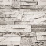 Decowall Decostone Tuğla Desenli 9004-02 Açık Gri Duvar Kağıdı