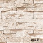 Decowall Decostone Tuğla Desenli Duvar Kağıdı 9004-03 - Açık Kahverengi
