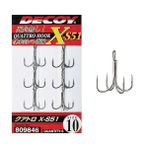 Decoy X-S51 No 6 Quattro Dörtlü Maket Balık İğnesi