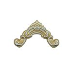 Decozza Bronz 2,5 cm Çıta Uyumlu Dekoratif 4 Lü Köşe Motifi