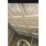 DECOZZA Saray Tavan 60 Cm Beyaz Altın Dekoratif Saray Tavan Paneli Asma Tavan Uyumlu