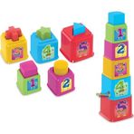 Dede 03464 10 Parça Kare Kule Bultak Eğitici Oyuncak