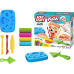 Dede Çocuk Eğitici Oyuncak Art Craft Pizza Hamur Set - Renkli