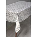 Dede Ev Tekstil Astarlı Silinebilir Pvc Muşamba Masa Örtüsü 126-A - 140 x 180 cm - Kahve