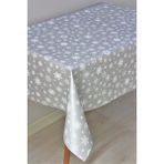 Dede Ev Tekstil Astarlı Silinebilir Pvc Muşamba Masa Örtüsü Kartane - 1096-3 - 100 x 140 cm - Gri