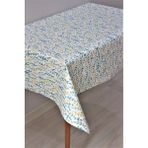 Dede Ev Tekstil Elyaf Astarlı Silinebilir Pvc Muşamba Masa Örtüsü 1181-1RENKLIDALLAR - Yeşil - 140 x 180 cm
