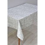 Dede Ev Tekstil Elyaf Astarlı Silinebilir Pvc Muşamba Masa Örtüsü 203-A Sarmaşık - 140 x 220 cm - Gri