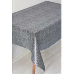 Dede Ev Tekstil Elyaf Astarlı Silinebilir Pvc Muşamba Masa Örtüsü 50-D Mrlketen - 130 x 160 cm - Antrasit