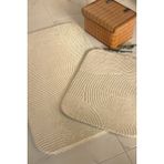 Dede Ev Tekstil Kaydırmaz Taban Banyo Paspası & Klozet Takımı 2li Takım 60 × 100 cm 50 × 60 cm - Kahve