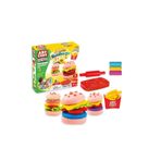DEDE Hamburger Set Oyun Hamuru 3 Renk Oyun Hamuru Ile Hamburger Yapma Oyunu-3573