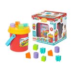 Dede Oyuncak 02006 18 Parça Eğitici Bultak Kova Puzzle Oyuncak Seti