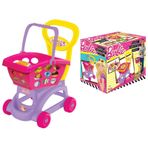 Dede Oyuncak Barbie Sepetli Market Arabası