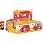 Dede Oyuncak İtfaiye Yol Seti 4 Adet Oyun Seti