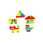 DEDE Özel Saklama Kabında Maxi Tik Tak 62 Parça Lego Puzzle