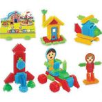 Dede W3315 Kaktüs Blok 100 Parça Oyuncak