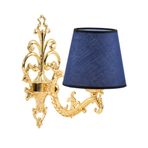 DEDE ZAMAK APLİK GOLD MAVİ ŞAPKALI
