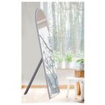 dedeler dekor BEYAZ Ayaklı Antre Koridor Duvar Salon Ofis Yatak Odası Boy Aynası 40x120 Cm