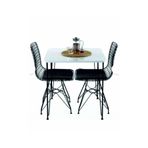 dedeler dekor Metal Ayaklı 60x70cm KALINLIKLI (TEK MASA)Balkon Masası- Çalışma Masası -kafe masası BEYAZ 60X70