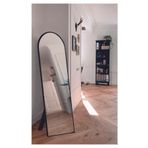 dedeler dekor Siyah Ayaklı Antre Koridor Duvar Salon Ofis Yatak Odası Boy Aynası 50x150 Cm