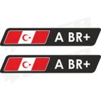 Deeb Motosiklet Kan Grubu Sticker Etiket Limited