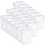 Deekin 18 Paket Güverte Kartları Kutusu Ticaret Kartı Saklama Kutusu Oyun Kartı Kılıfı Aile Parti Oyunları Malzemeleri için Kart Taşıma Çantası (Şeffaf, 4 x 2,8 x 2 inç)