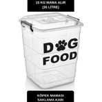 DEEMBRO Büyük boy köpek Mama maması Saklama Kabı kutusu 35 lt ortalama 15 kg mama alır Mama Saklama Kutusu