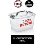 Deembro Kızılay Logolu Ecza Kutusu 14 Lt Ecza Dolabı Çantası Ilaç Kutusu Ilaç Saklama Kabı Kutusu Dolabı