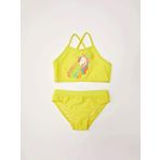 Deep Beach Baskılı Kız Çocuk Bikini Takım - 10 - 11 Yaş - Sarı
