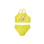 Deep Beach Baskılı Kız Çocuk Bikini Takım - 9 - 10 Yaş - Sarı