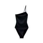 Deep Beach DB2000515M Siyah Sırt Dekolteli İp Askılı Mayo