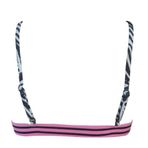 DEEP BEACH DB20088BU ZEBRA DESEN LASTİKLİ KAPLI ÜÇGEN BIKINI ÜSTÜ DB20088BU ZEBRA DESEN 36