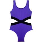 DEEP BEACH Kız çocuk mayokini DB200568CM MOR 13-14 Yaş