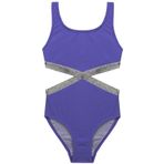 Deep Beach Lila Kız Çocuk Mayokini DB200568CM - 5 - 6 Yaş