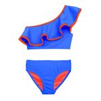 DEEP BEACH Saks Turuncu Biyeli Kız Çocuk Bikini Takım Db200621bt
