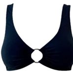 DEEP BEACH SİYAH HALKALI KAPLI ÜST BIKINI SİYAH 36