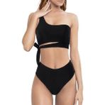 Deep Beach Siyah Yandan Bağlamalı Bikini Takım DB200706BT - 36