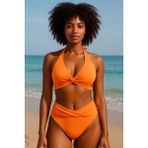Deep Beach Twist Bikini Takım - 40 - Turuncu