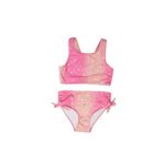 DEEP BEACH Yıldız baskılı kız çocuk bikini takım DB200737BT BASKILI 5-6 Yaş