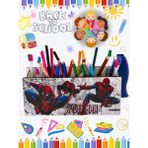 Deep Craft Deepcraft Ahşap Çocuklar Için Masa Üstü Kare Kalemlik & Organizer-Spiderman