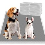 DEEP DEAR Kömür Yavrusu Pedleri Ekstra Büyük 28"x34", 30 Adet Aktif Karbon Köpek Çiş Pedleri XL, Köpekler için Tek Kullanımlık İnkontinans Pedleri, Köpekler için Evcil Hayvan Eğitim Pedleri, İç ve Dış