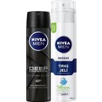 Deep Dimension Erkek Deosprey 150ml Tıraş Jeli Hassas Ciltler Için 200 ml
