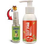 Deep Fire Body Massage Gel - Deepfire Vücut Masaj Jeli 100 ml + Çörek Otu Yağı 30 ml - 3lü