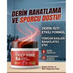 Deep Fıre Vücut Masaj Jeli Sports Recovery Body Massage Gel (100 Mg)