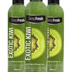 Deep Fresh 400 ml Egzotik ve Kivi 3'lü Arındırıcı Duş Jeli