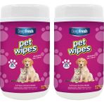 Deep Fresh Pet Temizleme Mendili Kutulu 80 Yaprak 2 Adet Beyaz Renkli Hassas Ciltler İçin