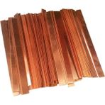Deep Makina Bakır Rulo Tavlı (Yumuşak) Sac, Levha 0.05 mm Kalınlığında Sıyırıcı, Plaka, Sentil, Şim 750 x 250 x 0.05 mm - 750 x 250 x 0,05 mm