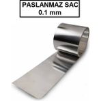 Deep Makina Paslanmaz Sac, Levha, Rulo, 301 Kalite, 0.1 mm Kalınlığında, 'sıyırıcı, Plaka, Sentil, Şim' 3000X600X0.1MM