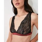 DEEP SECRET YILBAŞI SİMLİ KIRMIZI LASTİKLİ SİYAH BRALET TAKIM DS200250BR SİYAH M