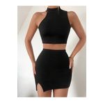DEEP SECRET Yırtmaçlı mini etek